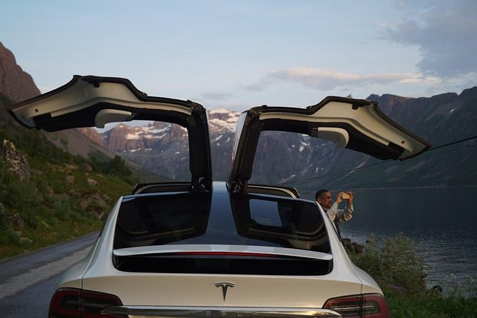 Midnightsun- Eco friendly Tesla Model X - The fjord cruise hour: what you should expect at the water
