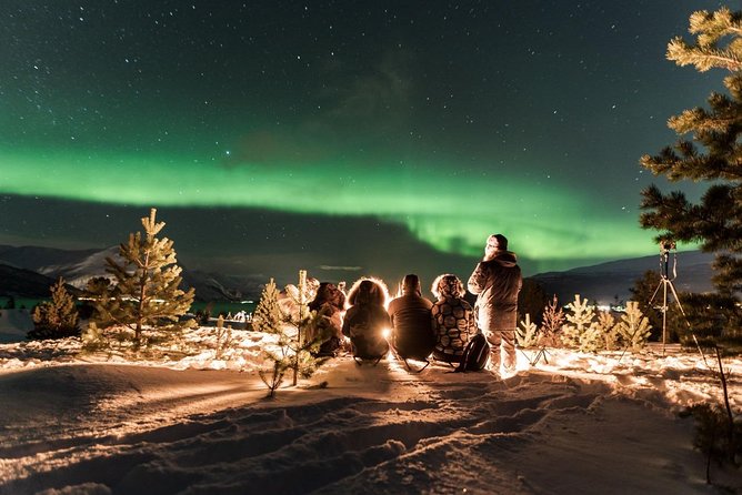 Minibus Northern Lights Chase with Photography from Tromsø - The minibus plan: from Tromsø Fjords toward clearer skies