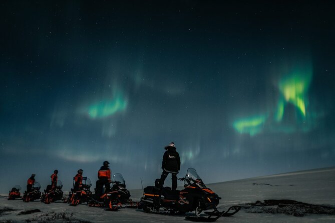 Northern Lights Adventure By Snowmobile - Alta pickup and warm gear that makes or breaks the night