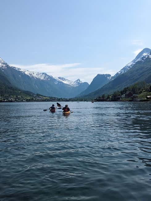 Olden: Guided beginner friendly fjord kayaking.Local company - Price and Value: Is $97 Worth 2.5 Hours?