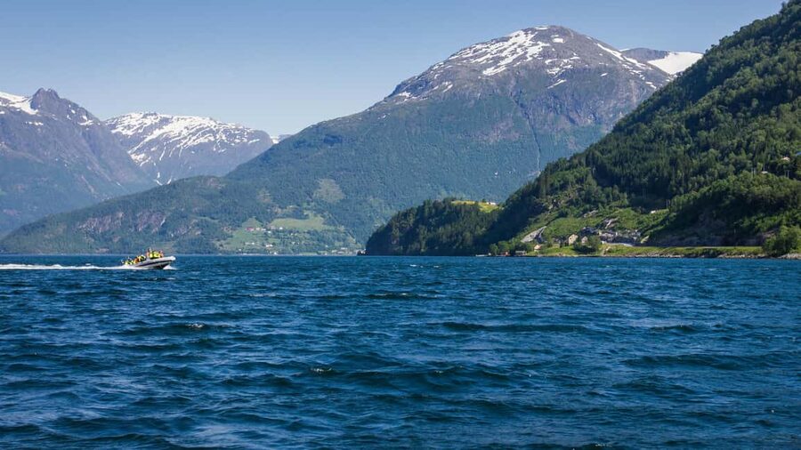 Olden: Nordfjord RIB Boat Tour with Live Commentary - One-hour Nordfjord cruise: speed, spray, and close-up waterfalls