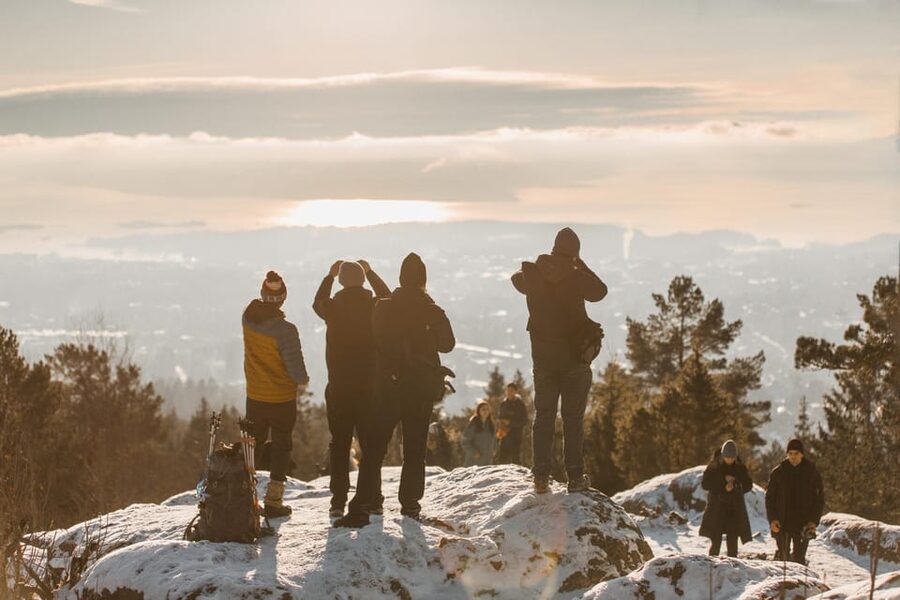 Oslo: Best View of the Oslofjord Winter Edition - Winter Views From Frognerseteren to Vettakollen