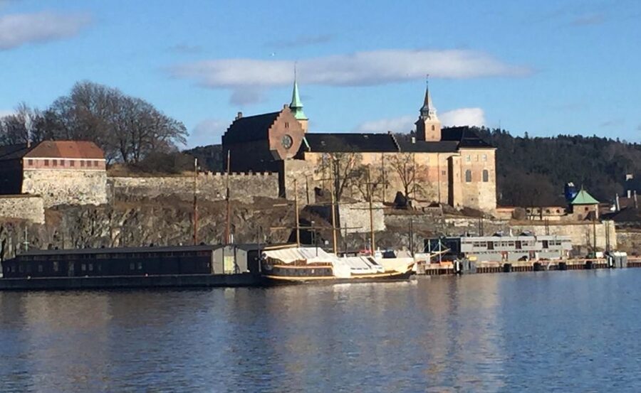 Oslo: City Walking Tour - Walking toward the Opera House: city streets changing into fjord views