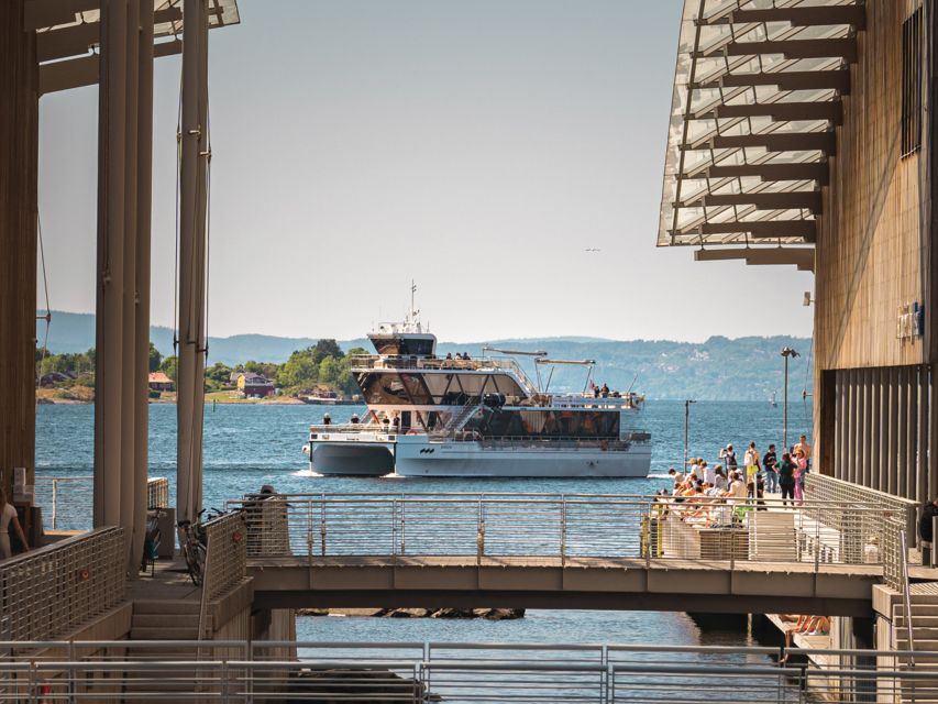 Oslo: Electric Boat Cruise with Brunch - Entering Oslofjord mode on an electric boat