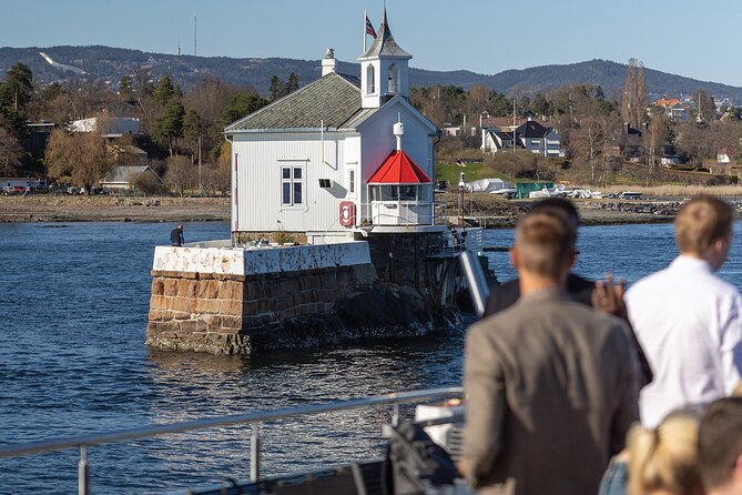 Oslo fjord 3-Course Dinner Cruise with Live Music - The Oslofjord route: Dyna Fir islands up front, Opera House and Aker fortress on the way back