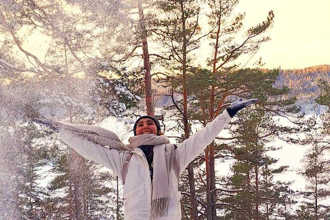 Oslo: Winter wonderland forest hike & campfire with a dog - The First Walk Segment, Kolbotntjernet and a Quick Neighborhood Reboot