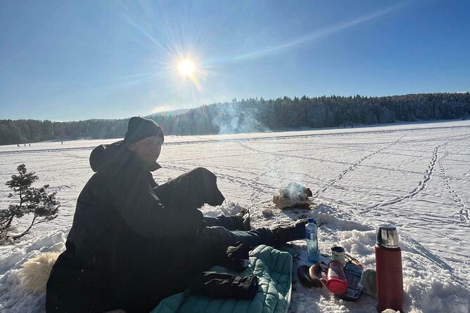 Oslo: Winter wonderland forest hike & campfire with a dog - Campfire Warmth and the Dog Factor That Changes the Mood