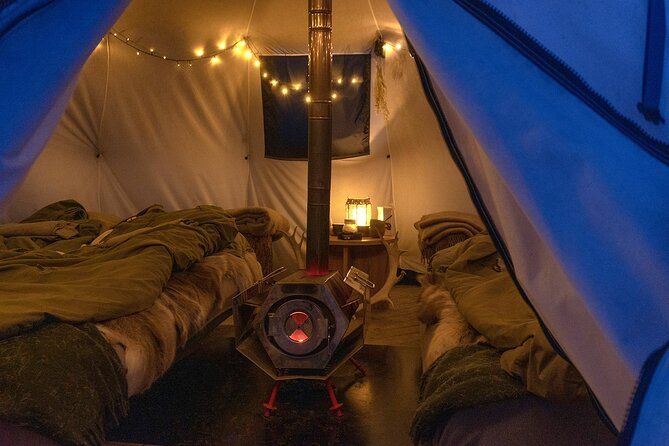 Overnight Stay with Reindeer Sledding & Feeding - Sami stew and stories in the lavvu warmth