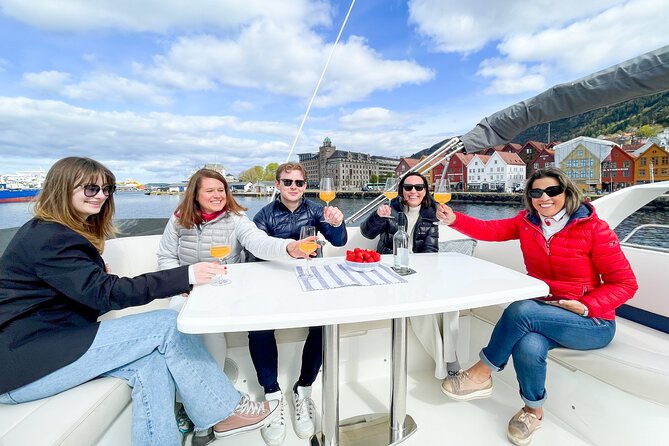 Private evening or afternoon cruise in Bergen - The yacht setup: multiple decks and a panoramic flybridge for real viewing