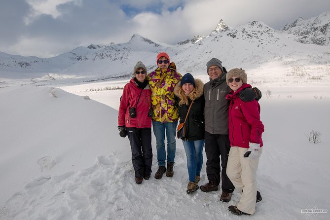 Private fjord tour with premium 4×4 vehicle - Stop 1: Tromsø area scenery, fjords, mountains, and wildlife chances