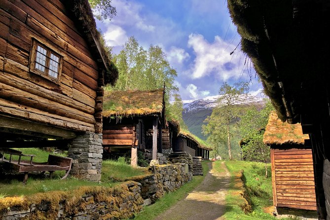 PRIVATE GUIDED TOUR: Norway's Highlights–Viking Special, 11 h - Gudvangen: where lunch happens under Kjelfossen