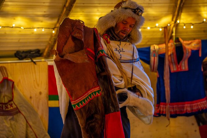 Reindeer Sledding, Feeding And Sami Culture At Reindeer Farm - Sami culture talk and artifacts, plus the guide names that show up