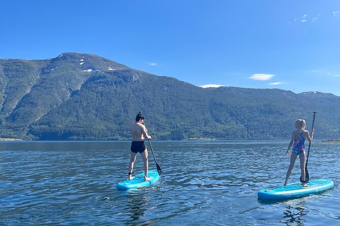 Renting SUP boards (paddle boards) - Paddling in Calm Water, Self-Guided From the Same Spot