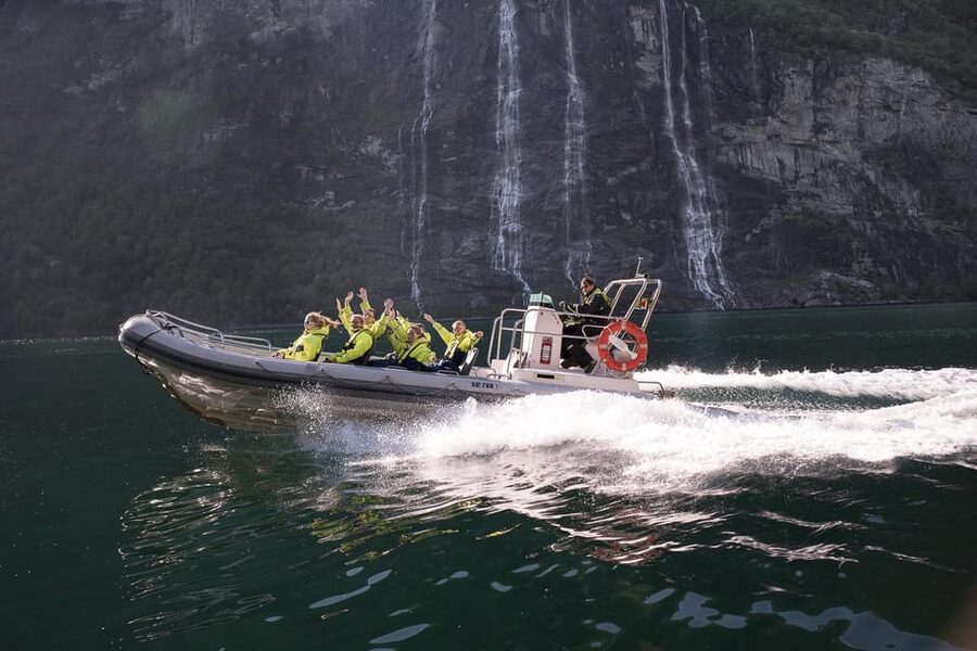 RIB Geiranger - Fjordsafari - Getting On Board at Geiranger Brygge