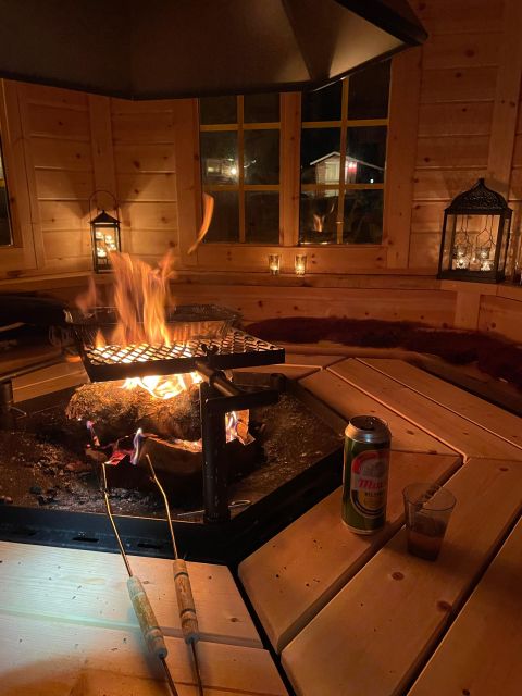 Senja Island: Winter Light Package Deal, 1 Day and 1 Night - Camp Fjordbotn: cabins, home-style meals, and sky-watching setup