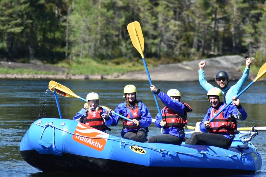 Setesdal, Evje: Family Rafting on the beautiful Otra river - Why the Otra River and Evje make family rafting feel manageable