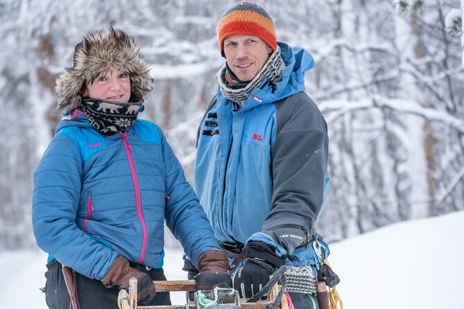 Small Group Wilderness Husky Sledding 2h from Tromsø (car needed) - Back at the kennel: warm drinks, fire time, and seeing how it works