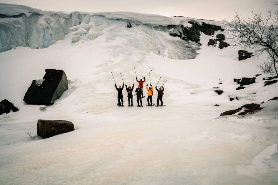 Snowshoeing Adventure to the Enchanting Frozen Waterfall - Getting Ready in Alta: Warmth and Footing You Can Rely On