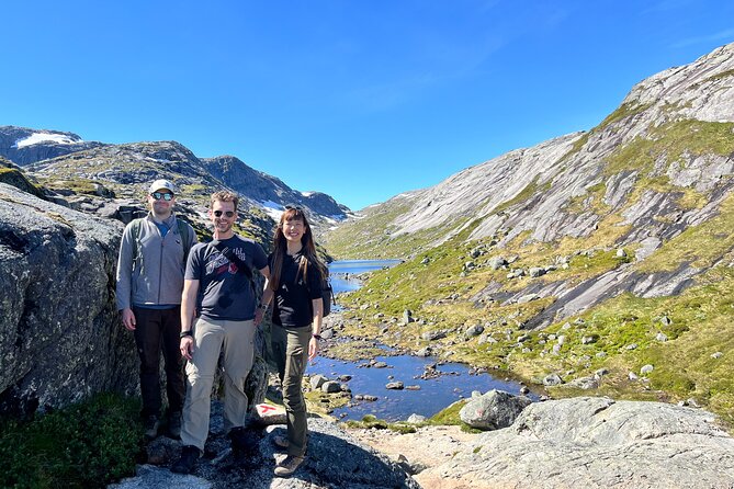 Stavanger Kjerag Hike with Guide and Transportation - Meeting the Kjerag boulder: bravery time with real cliff energy