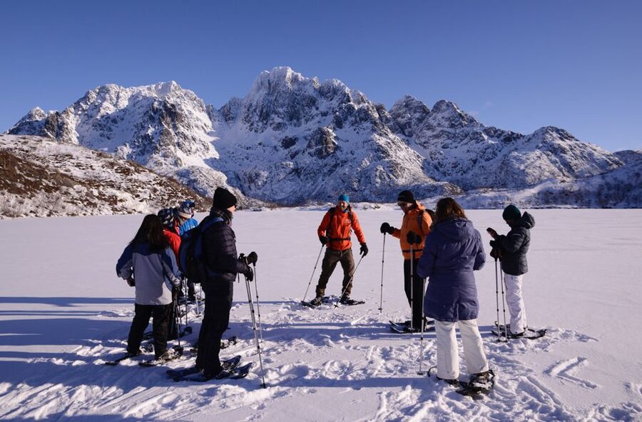 Svolvær: Snowshoe Nature Explorer - Getting Started in Svolvær, Then Into Snowshoe Country