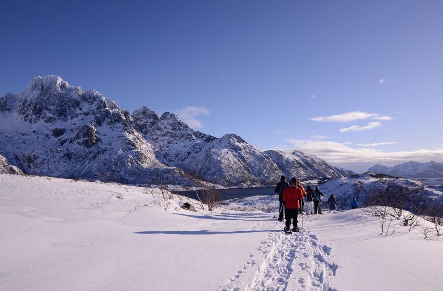 Svolvær: Snowshoe Nature Explorer - The Hot Drink Break That Makes Cold Feel Friendly
