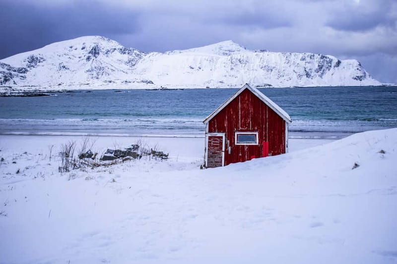 Svolvaer: South Lofoten Top Highlights Photo Tour - Ramberg Beach: white sand and “tropical Arctic” vibes