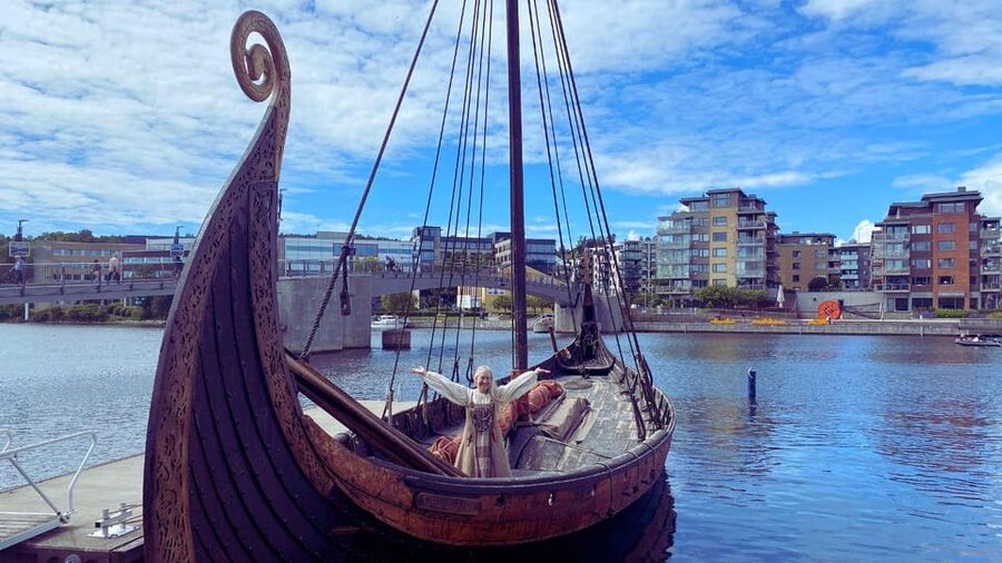 Tønsberg: Walk with a Viking - Guided Tour - Meeting at Vikingodden: where ship culture takes center stage