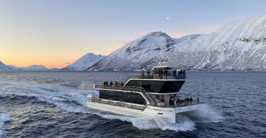 Tromsø: Arctic Fjord Cruise With Stop On Land At Fish Racks - Tirpitz-platen: coastal history you can see, not just read