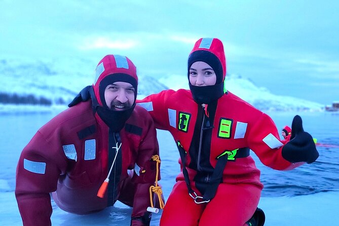 Tromso Arctic Fjord Floating - Eidkjosen fjord session: floating lessons and rescue-style safety