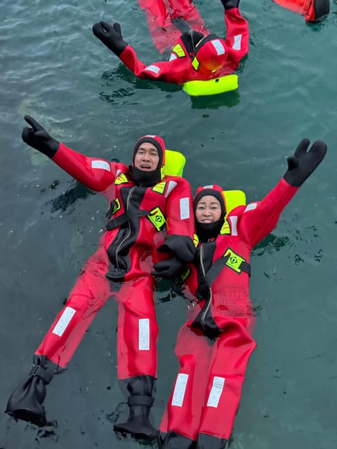 Tromsø: Arctic Fjord Floating in Survival Suit - Why Tromsø Arctic Fjord Floating feels different