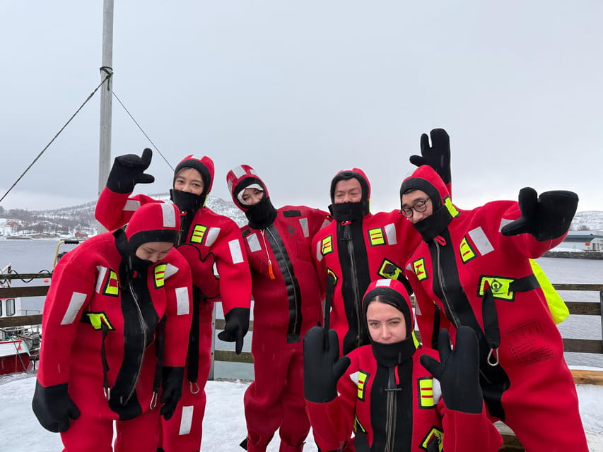 Tromsø: Arctic Fjord Floating in Survival Suit - Northern Lights in the fjord: October to March night sessions