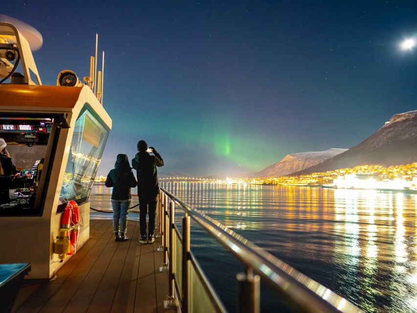 Tromsø: Aurora Dinner Cruise by Hybrid-Electric Catamaran - Viewpoint tasting: using the first part of the night wisely