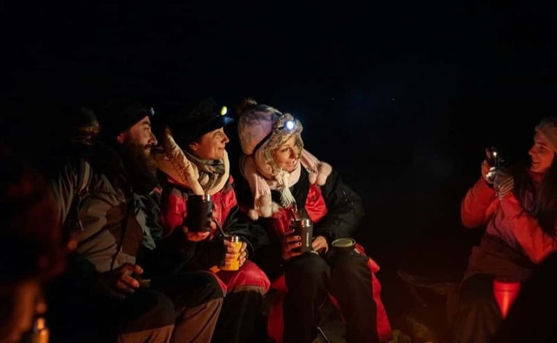 Tromsø: Aurora Hunt with Citizen Science - The Campsite Waiting Game: Guided Tour, Warm Gear, and Data Collection