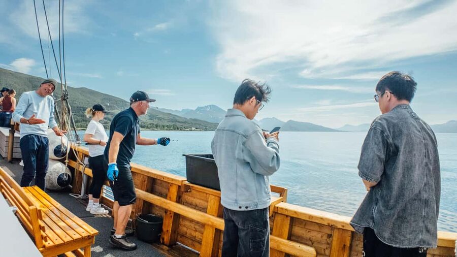 Tromsø: Fjord Fishing Cruise - The Food Moment: Fish Cake, Coffee, and Catch-of-the-Day Cooking