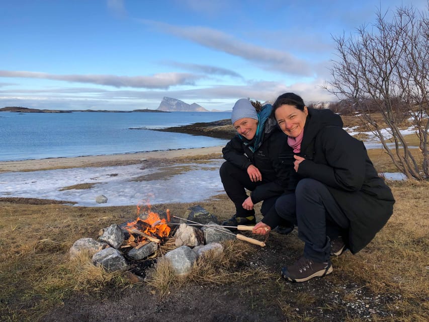 Tromsø: Fjords & Beaches Tour with Campfire and Arctic Food - Food Is the Main Event: Reindeer Sausage, Vegan Options, and Fresh Chai