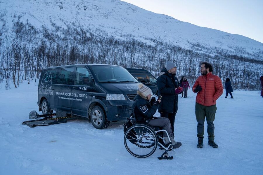 Tromsø: Fjords, Kvaløya & Sommarøy Accessible Tour w/ Lunch - Sommarøy Arctic Hotel lunch: soup, dessert, and a real break from the cold
