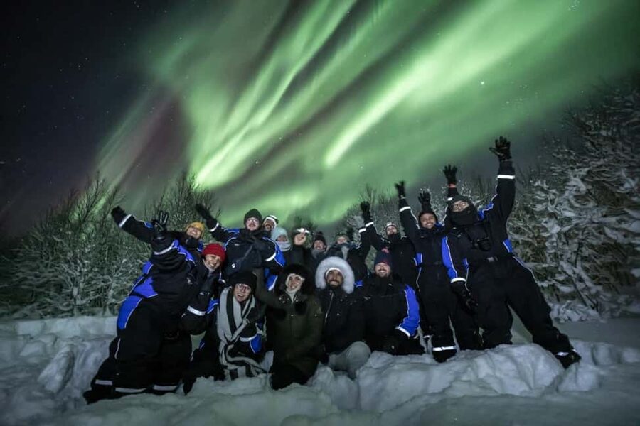 Tromsø: Northern Lights Chase + Free Professional Photos - Price and value for a guided night chase at $196
