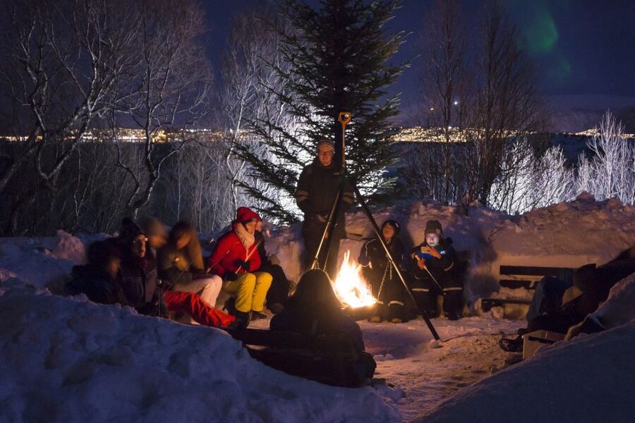 Tromsø: Northern Lights Husky Visit with Traditional Dinner - Getting cold-weather ready: thermal suits, boots, and why it matters