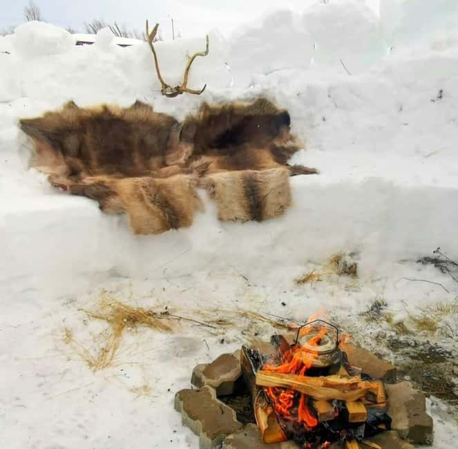 Tromsø: Snow Sledding, Mini Skiing, Lasso and Reindeer Hides - Meet at Charlottenlund aktivitets- og friluftspark and get your winter kit