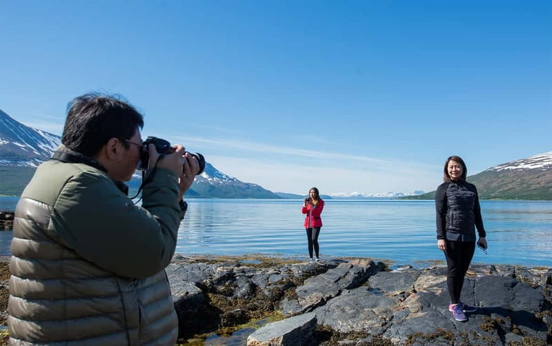Tromsø: Summer Fjord Road Trip with Citizen Science - Kvaløya’s viewpoint stop: fjords, beaches, lakes, and that classic Arctic feel
