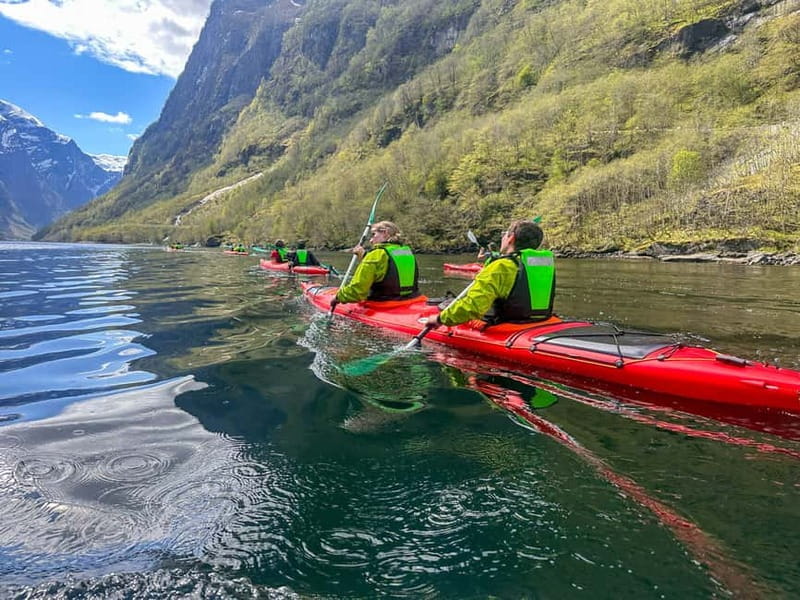 Vossevangen: Nærøyfjord Full-Day Guided Kayaking Trip - The Heart of the Day: Kayaking UNESCO Nærøyfjord for 5 Scenic Hours